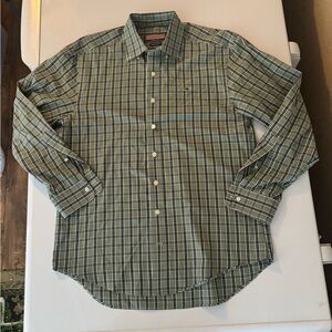 Vineyard Vines Green Plaid Men's Shirt